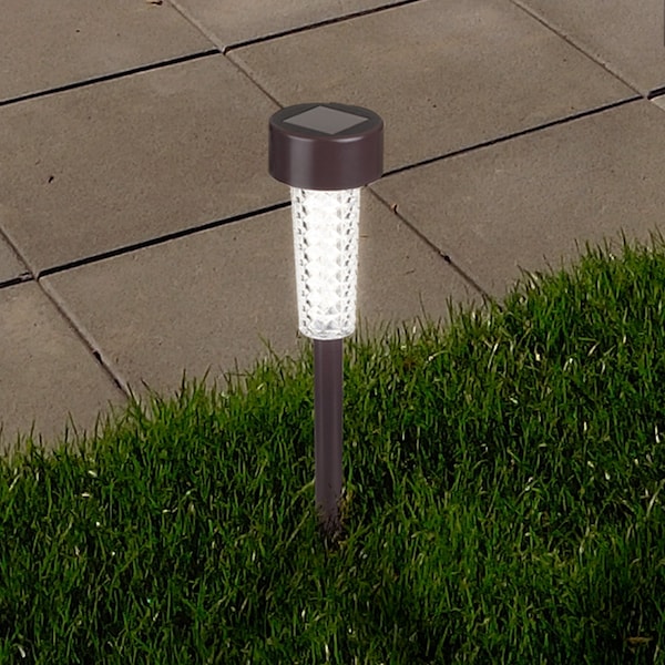 Pure Garden Outdoor Solar Lights, Bronze, 6PK 50-175 - main